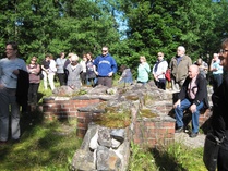 Haapaniemen linnanraunioilla 25.7.